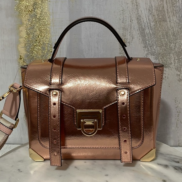 NWT Michael Kors Manhattan with Travel Coin Pouch - Primerose - STUNNING ๐๐๐คฉ - Picture 2 of 15